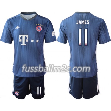 Fußballtrikots FC Bayern München JAMES 11 Kinder Ausweich Trikotsatz 2018-2019